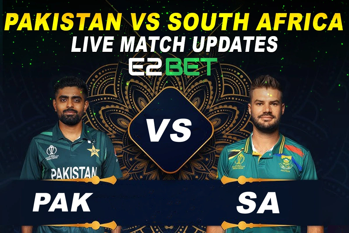 Live Match Pak vs SA Today