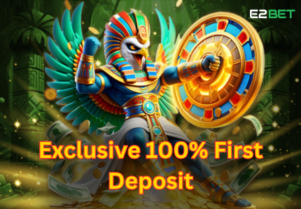 100% FIRST Bonus at E2Bet