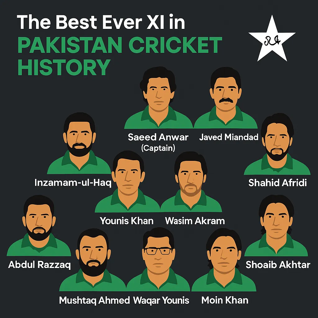 Best Ever XI in Pakistan Cricket