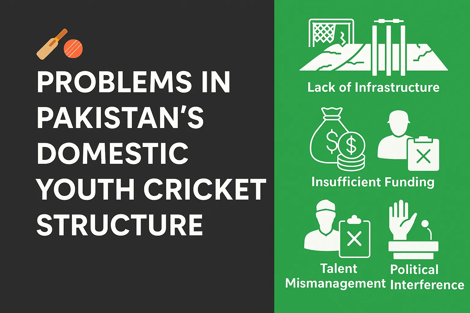 Pakistan's domestic youth cricket